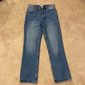 Zara High Waist Straight Jean